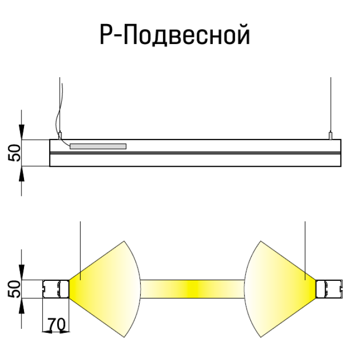IETC-Ритейл-758075-35-3285 (35Вт, IP20, 3285Лм, 5К)