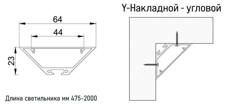 IETC-Ритейл-793074-25-2275 (25Вт, IP20, 2275Лм, 4К)