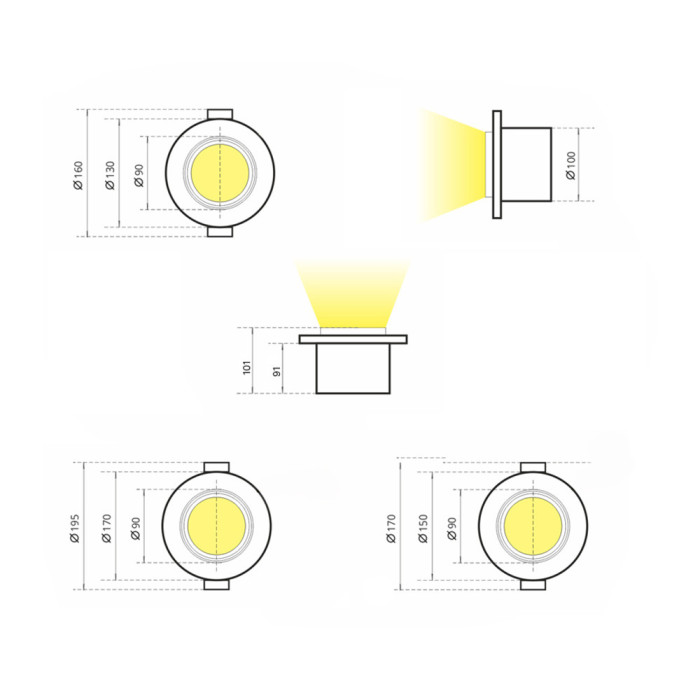 IETC-Ритейл-830175-40-4860 (40Вт, IP20, 4860Лм, 5К)
