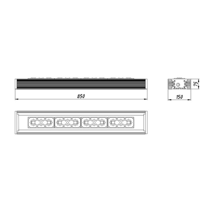 IETC-Пром-409775-200-30600 (200Вт, IP65, 30600Лм, 5К)
