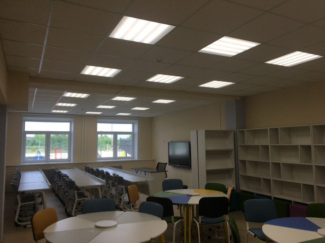 Открытие современной школы в Усманском районе, Липецкой области