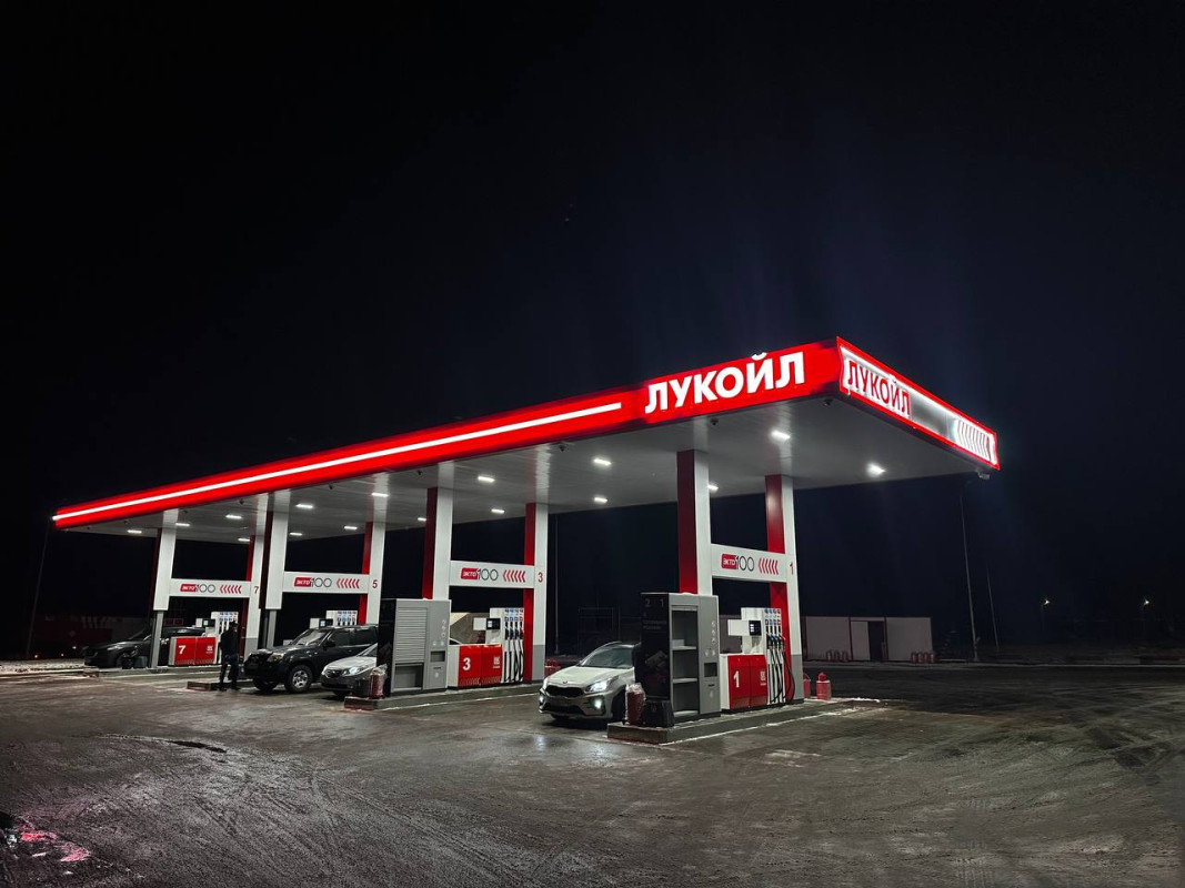 АЗС Лукойл на новой трассе М-12