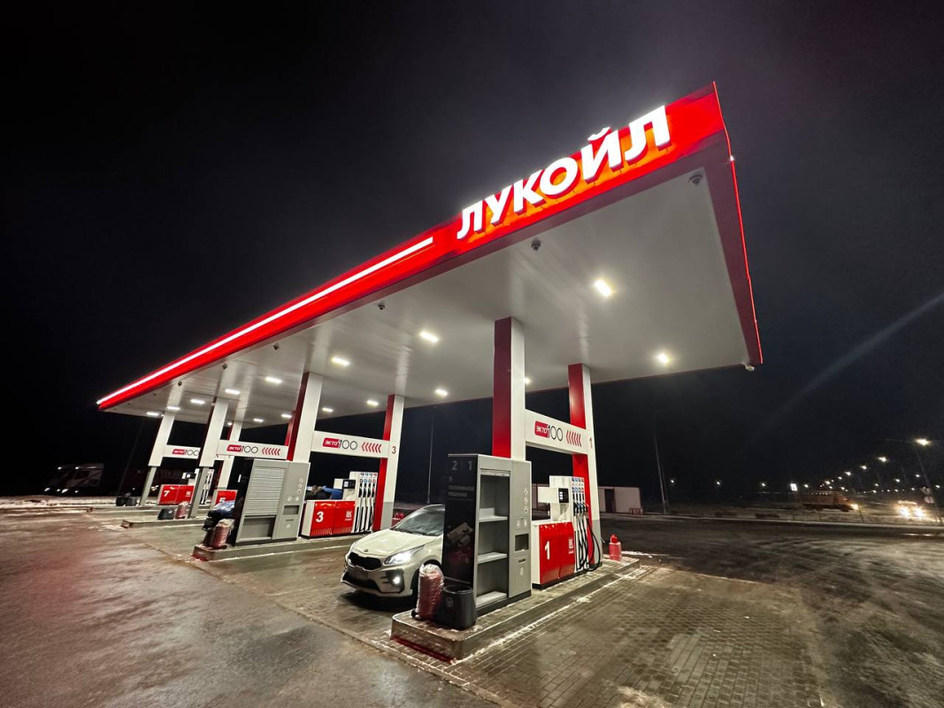 АЗС Лукойл на новой трассе М-12
