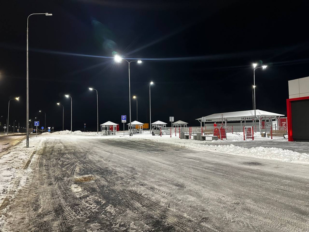 АЗС Лукойл на новой трассе М-12