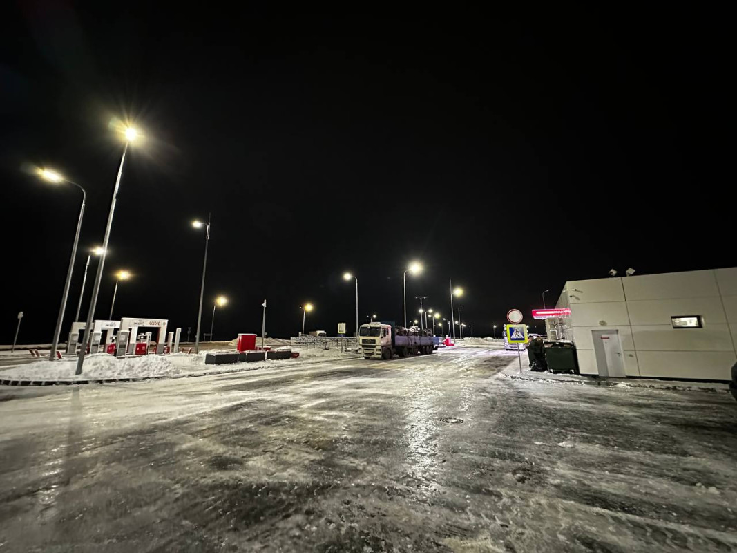 АЗС Лукойл на новой трассе М-12