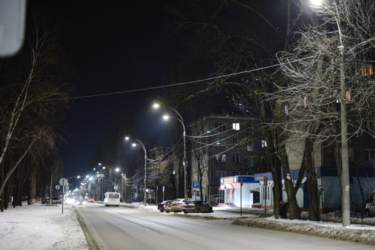 Освещение дорог в Липецке