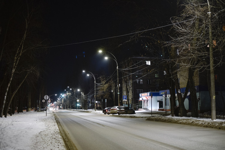 Освещение дорог в Липецке