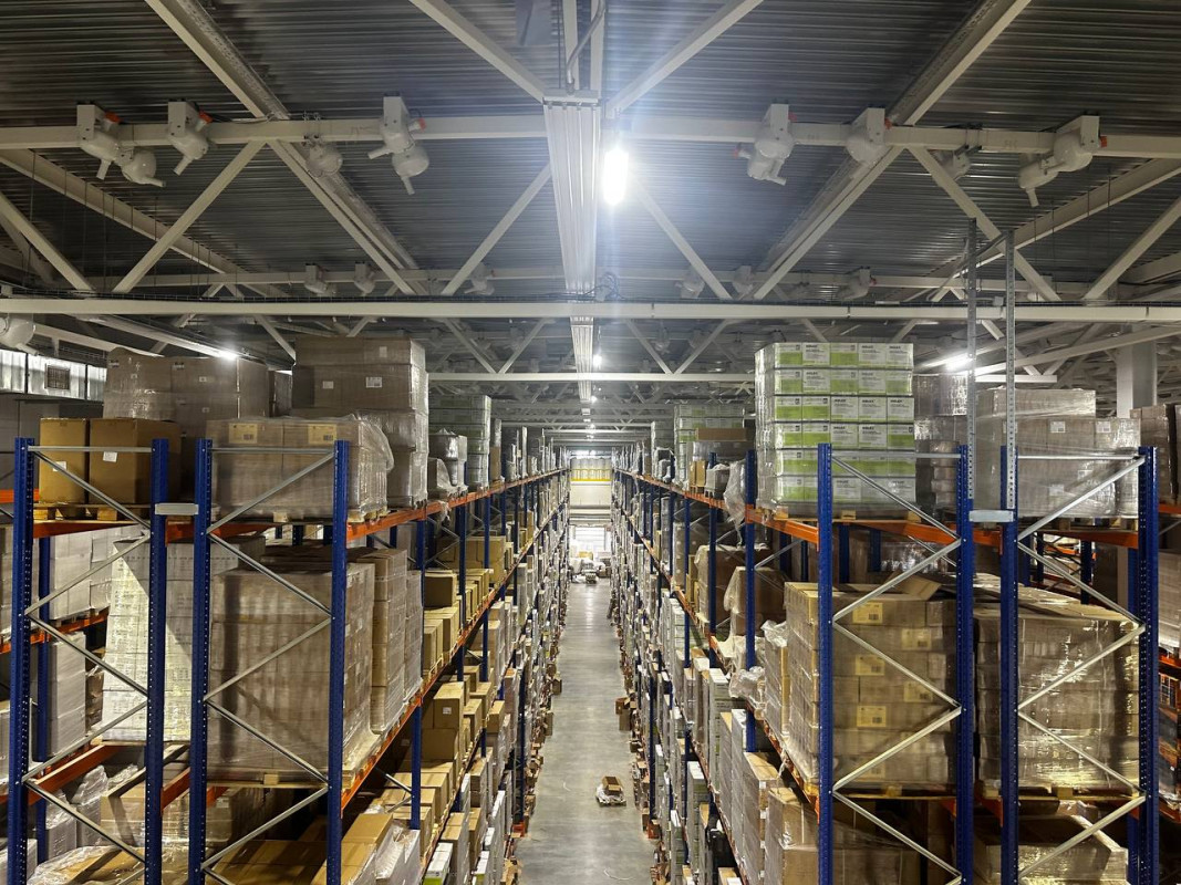 Освещение склада «Русский мастер», с. Борино (Липецкая обл.)