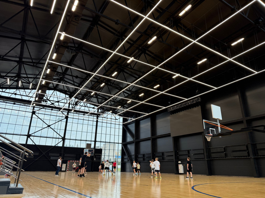 Освещение ФОК «Елец» — полный проект IETC: интерьер, фасад, внешние зоны и уникальный дизайнерский модуль