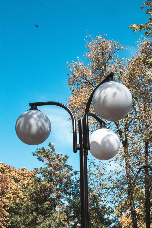 Освещение парка Пионеров, Курск