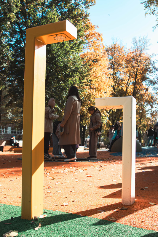 Освещение парка Пионеров, Курск