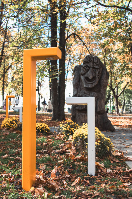 Освещение парка Пионеров, Курск