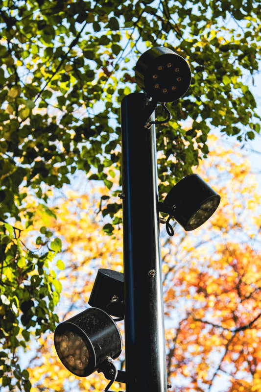 Освещение парка Пионеров, Курск