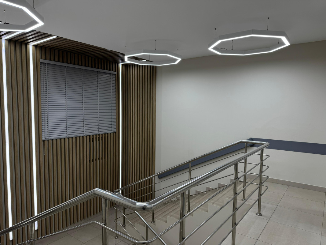 Внутреннее освещение для Поликлиники «Свободный Сокол», Липецк