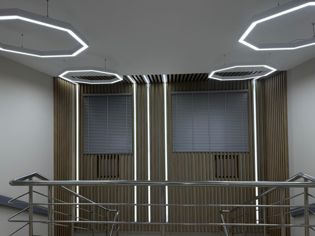 Внутреннее освещение для Поликлиники «Свободный Сокол», Липецк