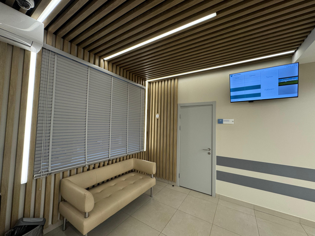 Внутреннее освещение для Поликлиники «Свободный Сокол», Липецк