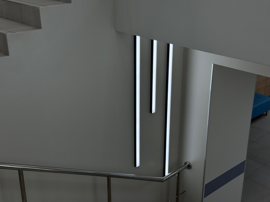 Внутреннее освещение для Поликлиники «Свободный Сокол», Липецк