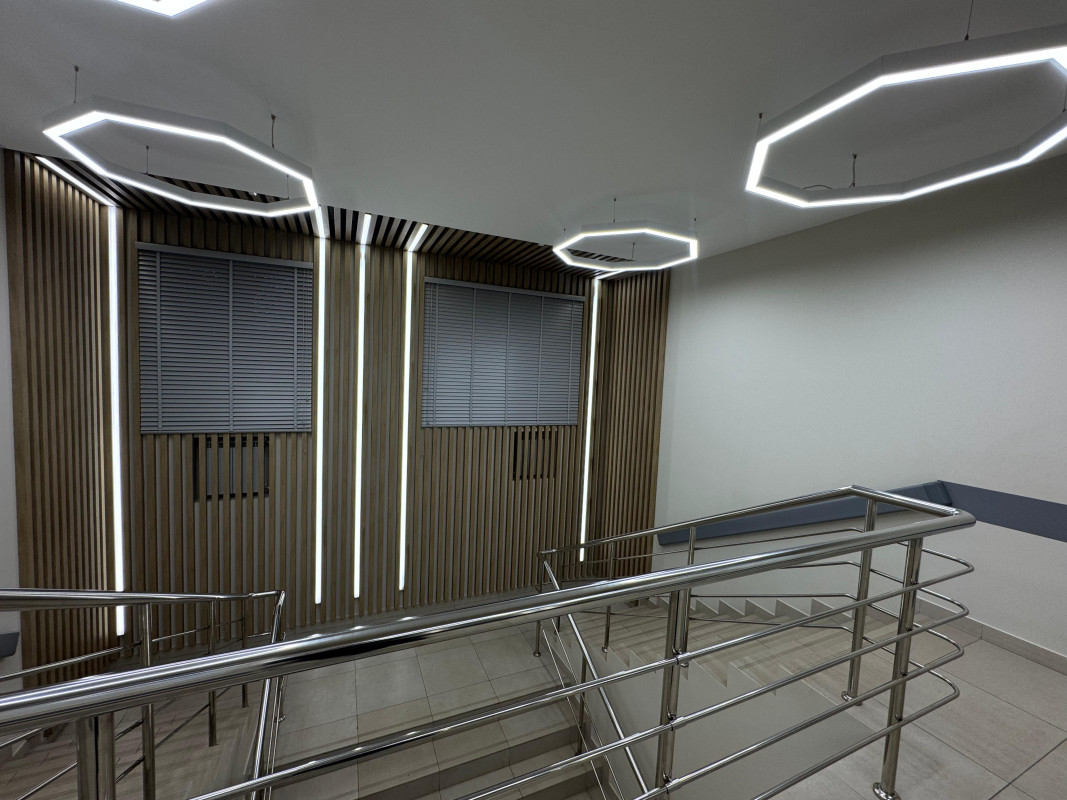 Внутреннее освещение для Поликлиники «Свободный Сокол», Липецк