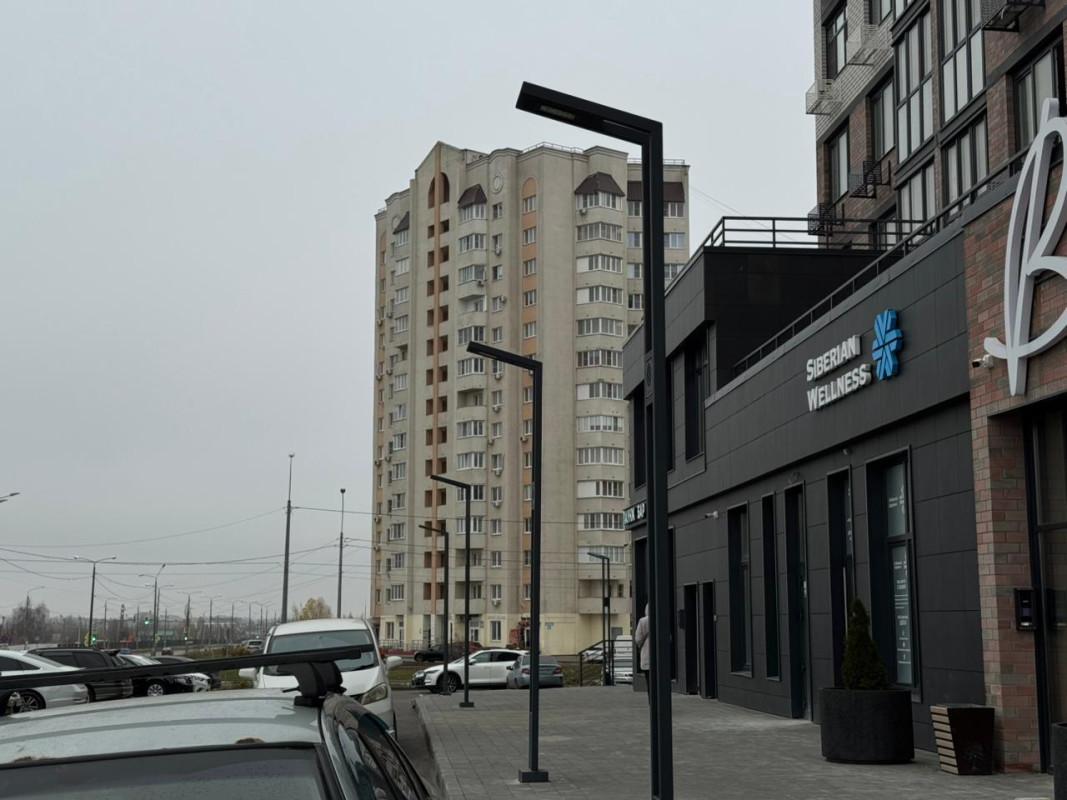 Современное уличное освещение для ЖК Весна