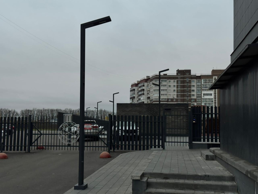 Современное уличное освещение для ЖК Весна
