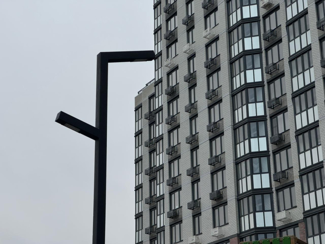 Современное уличное освещение для ЖК Весна