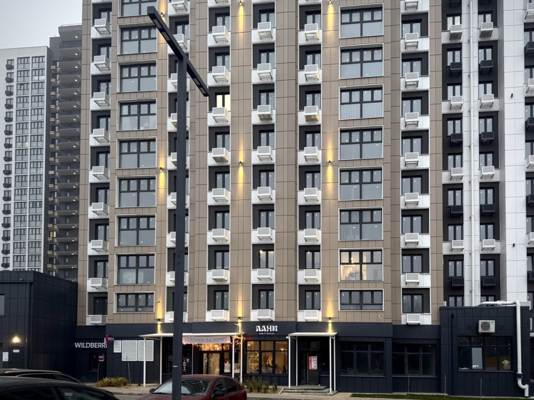 ЖК «Парус» — архитектурное освещение территории