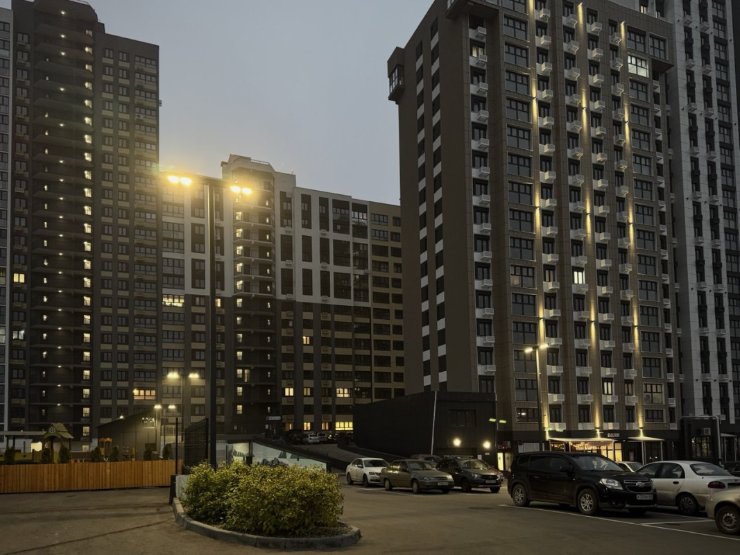 ЖК «Парус» — архитектурное освещение территории