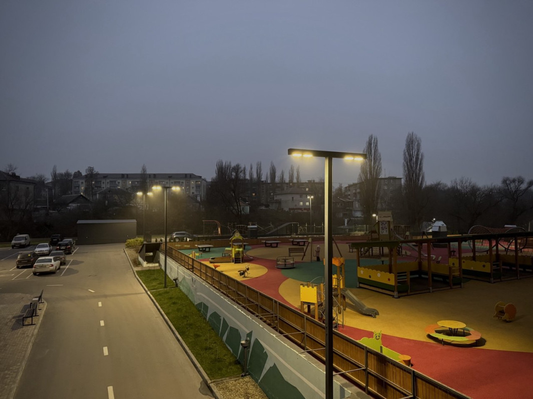 ЖК «Парус» — архитектурное освещение территории