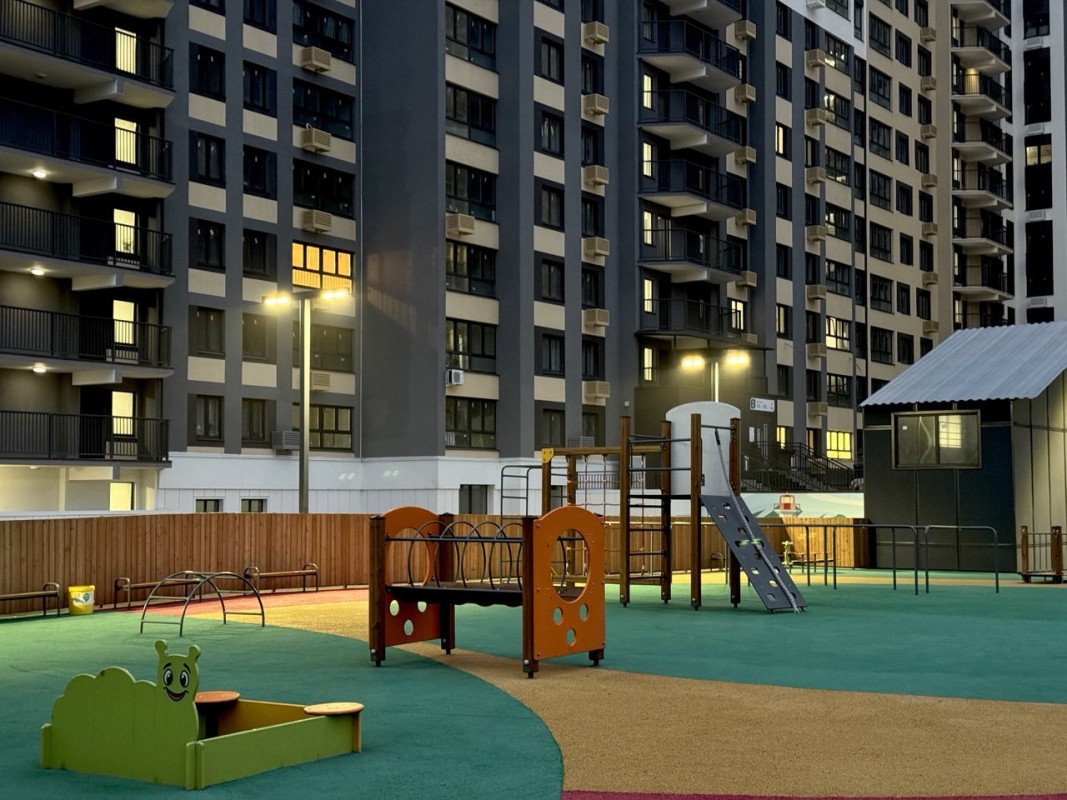 ЖК «Парус» — архитектурное освещение территории