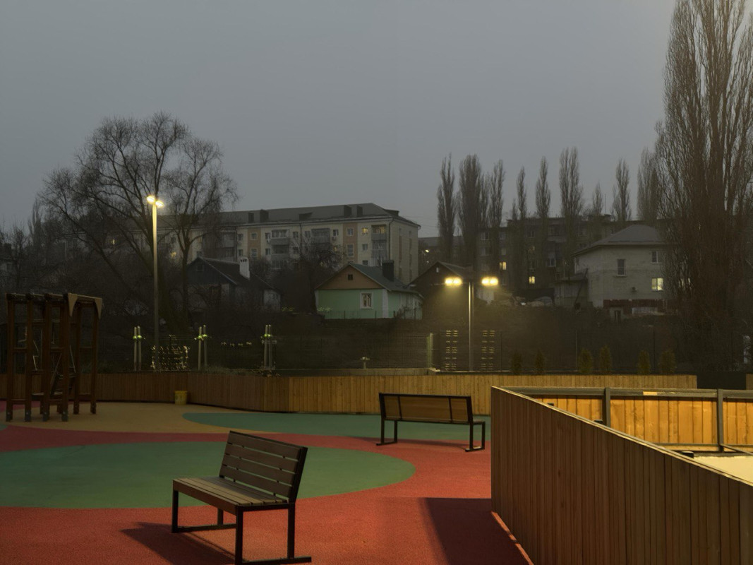 ЖК «Парус» — архитектурное освещение территории