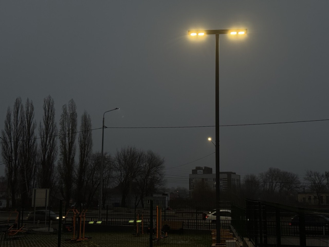 ЖК «Парус» — архитектурное освещение территории