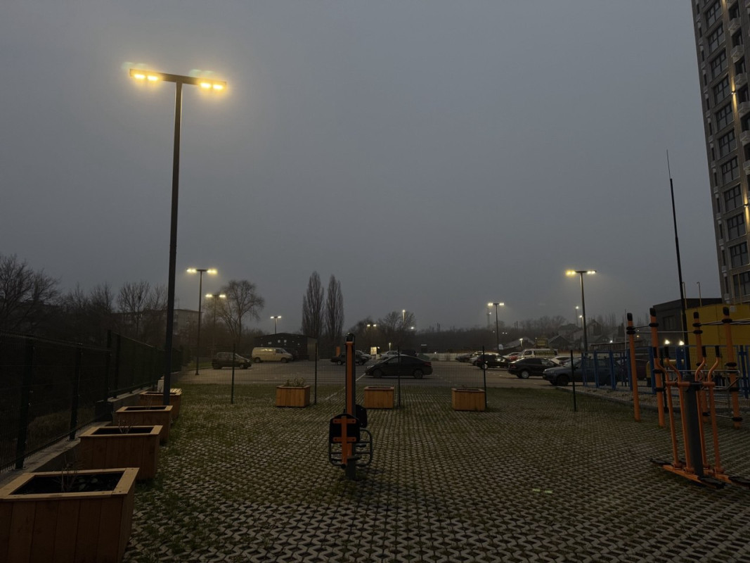 ЖК «Парус» — архитектурное освещение территории