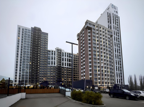 ЖК «Парус» — архитектурное освещение территории