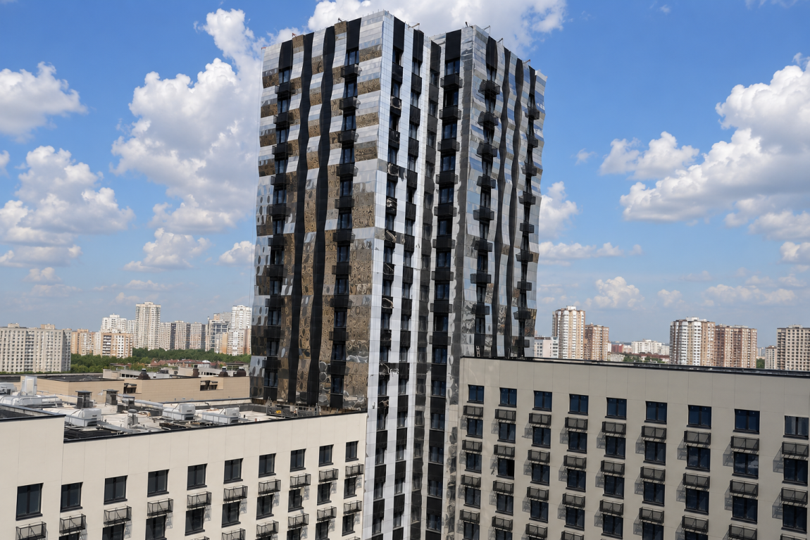 ЖК «Дмитровское Небо»: проектирование и производство светильников для лобби, коридоров и МОП