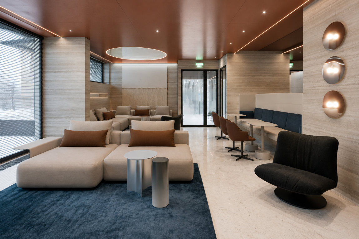 Освещение МОПов и подземного паркинга для ЖК Монблан