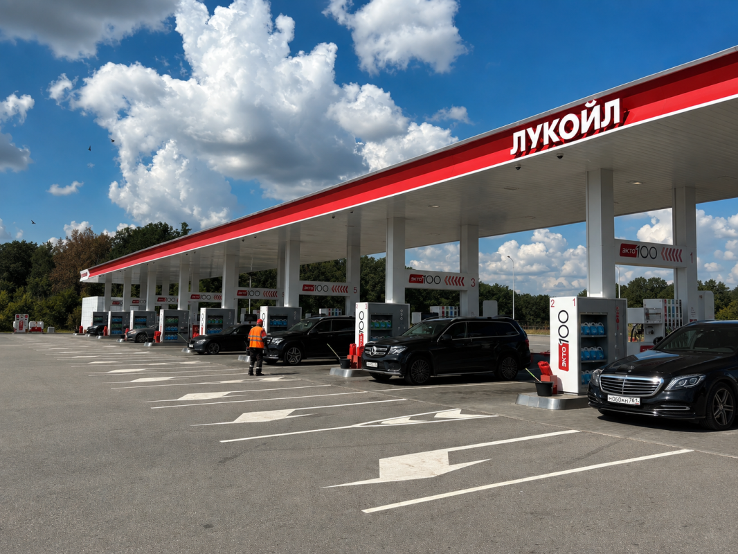 Комплексное освещение АЗС «Лукойл»